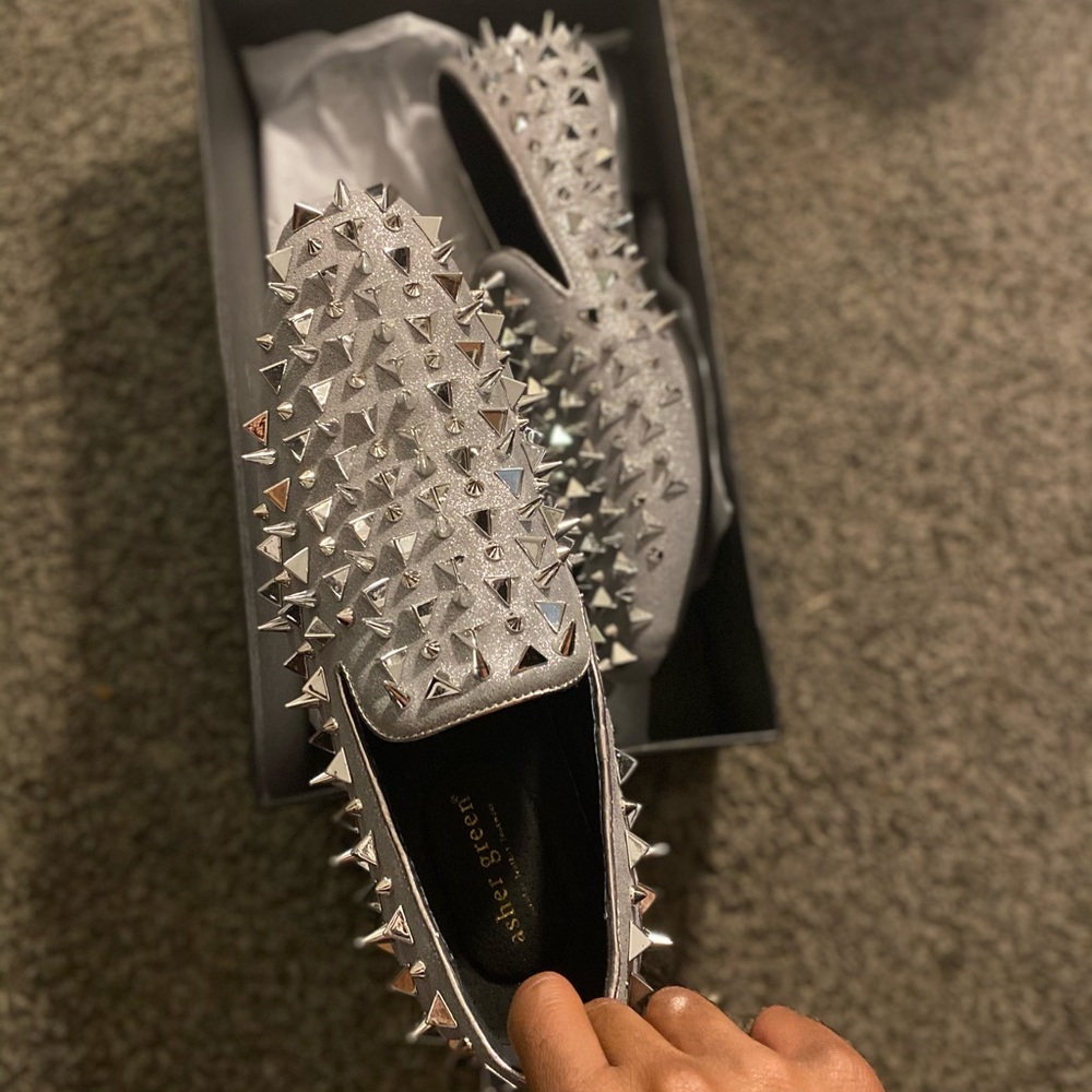 Asher green fancy dress shoes